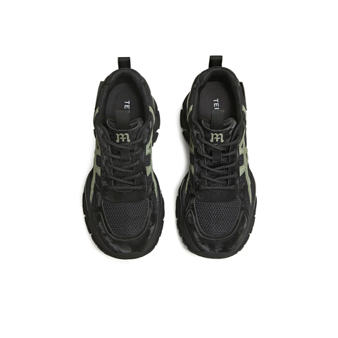 天美意2025冬新款厚底休闲百搭系带运动户外女老爹鞋KD130DM5