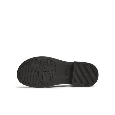 天美意2025秋新款商场同款复古乐福鞋英伦女皮单鞋CNG30CA5