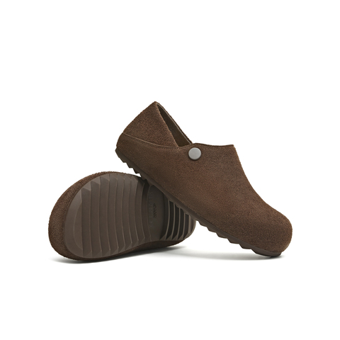 天美意2025秋新款潮流休闲百搭复古一脚蹬通勤女勃肯鞋KK072CM5