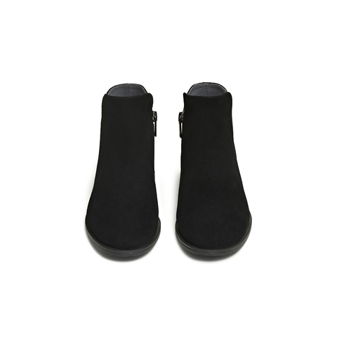 天美意2025冬新款商场同款厚底复古百搭短靴女时装靴CSV46DD5