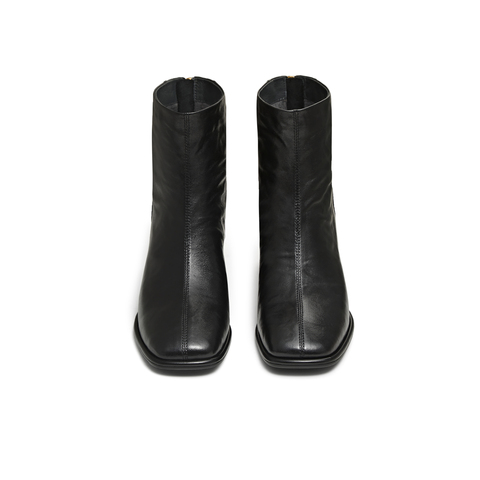 天美意2025冬新款商场同款简约气质时装靴百搭女短靴BM011DD5