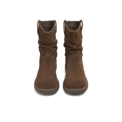 天美意2025冬新款商场同款休闲百搭靴子复古女时装靴BL751DZ5