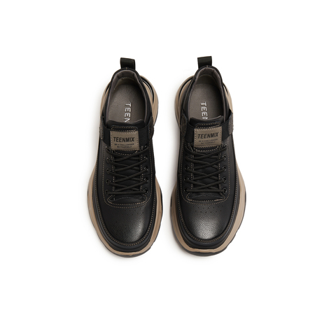 天美意2025冬新款商场同款休闲运动复古户外男工装鞋3YA01DM5