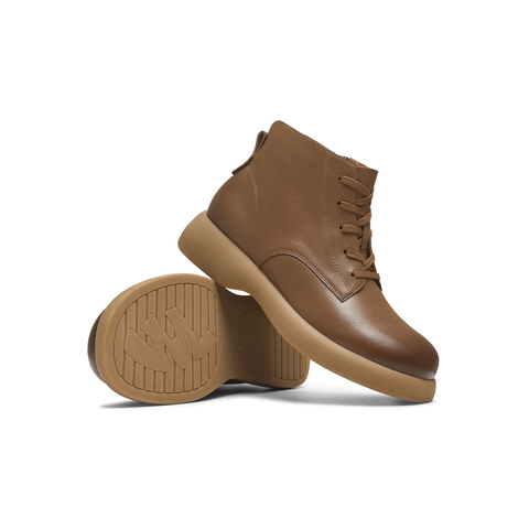 天美意2025冬新款商场同款系带短靴户外潮流女马丁靴CFT40DD5