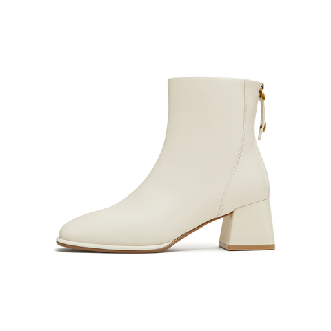 天美意2025冬新款商场同款简约气质时装靴百搭女短靴BM011DD5