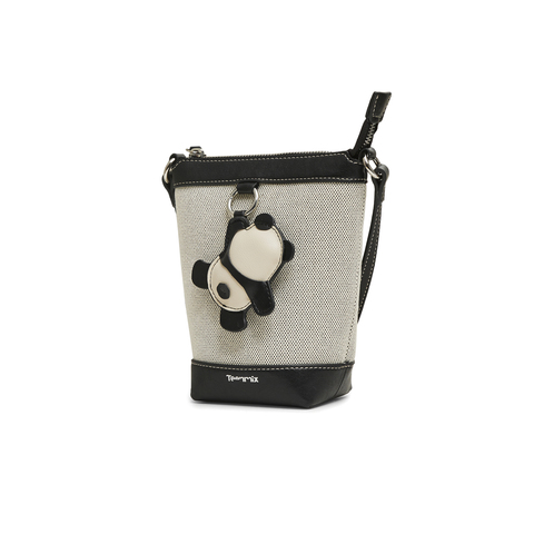 天美意2025冬新款商场同款时尚单肩斜挎包休闲女水桶包X3182DX5