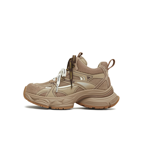 天美意2025冬新款商场同款休闲百搭厚底系带女老爹鞋BM081DD5