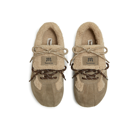 天美意2025冬新款厚底复古休闲保暖百搭女休闲鞋BL951DM5