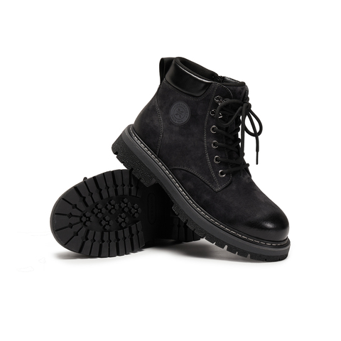 天美意2025冬新款商场同款厚底休闲百搭短靴男马丁靴3XL01DD5