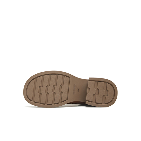 天美意2025冬新款商场同款百搭复古潮流纯色女时装靴BL651DD5