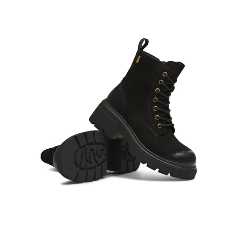 天美意2025冬新款商场同款系带户外百搭增高女马丁靴BL941DD5