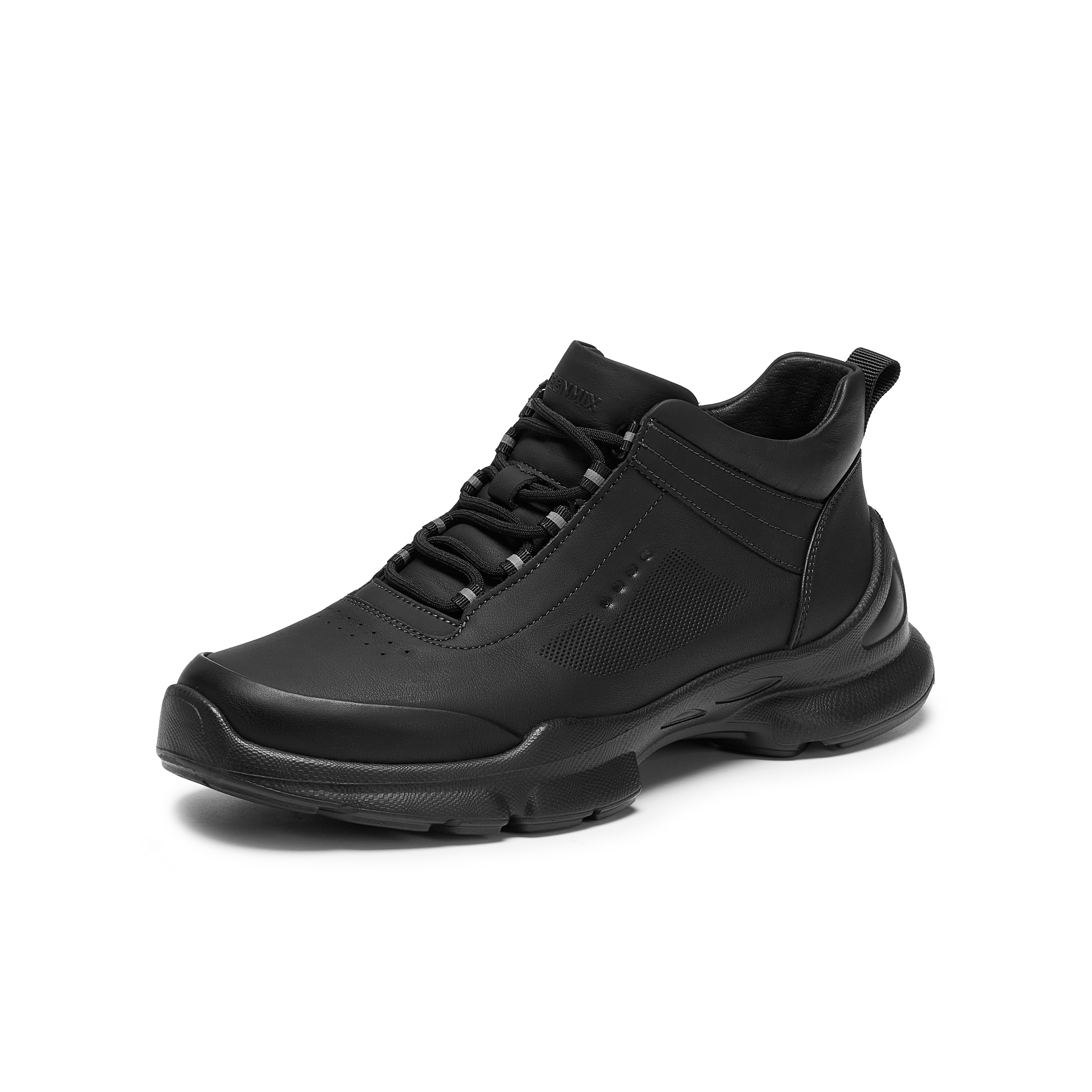 天美意2025冬新款商场同款通勤系带休闲运动鞋男高帮鞋3XM01DD5