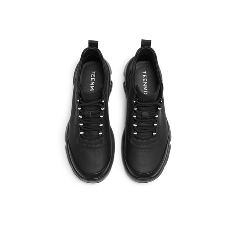 天美意2025冬新款商场同款通勤系带休闲运动鞋男高帮鞋3XM01DD5