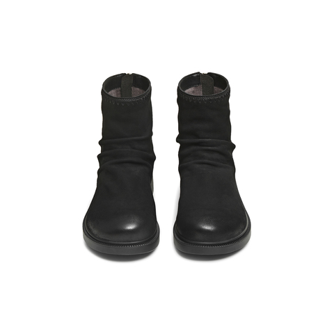 天美意2025冬新款商场同款厚底简约百搭短靴女时装靴CNG46DD5