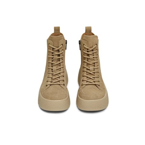 天美意2025冬新款商场同款系带短靴户外潮流女马丁靴CCR40DD5