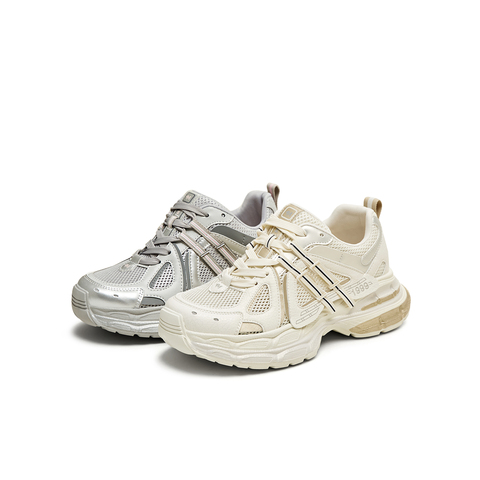 天美意2025夏新款厚底百搭系带潮流休闲运动鞋女老爹鞋KD091BM5