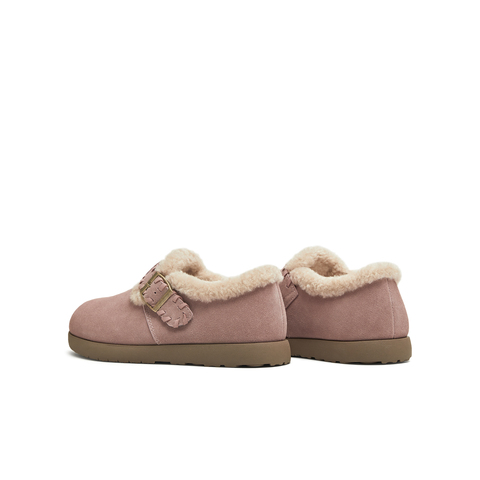 天美意2025冬新款厚底一脚蹬保暖棉鞋雪地靴女勃肯鞋KK073DM5