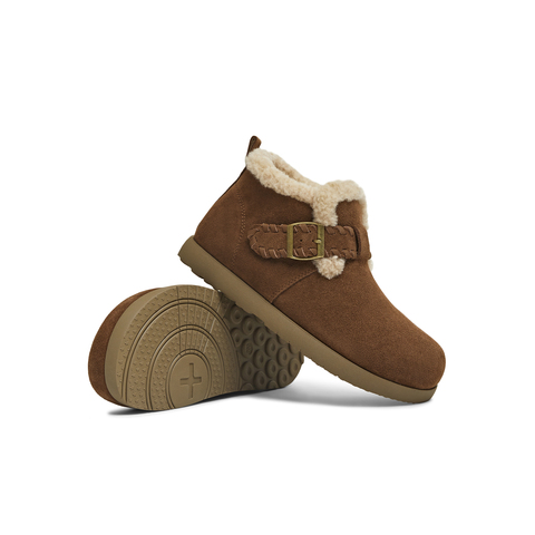 天美意2025冬新款商场同款厚底复古百搭保暖女雪地靴BM111DD5