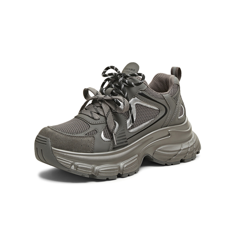 天美意2025冬新款商场同款厚底增高百搭老爹鞋女休闲鞋BK963DM5