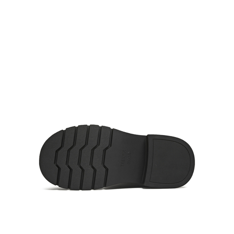 天美意2025冬新款商场同款高直筒显瘦百搭厚底女骑士靴BM351DG5