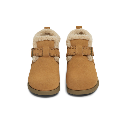 天美意2025冬新款商场同款厚底复古百搭保暖女雪地靴BM111DD5