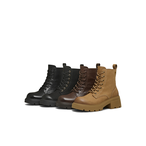 天美意2025冬新款商场同款系带户外百搭增高女马丁靴BL941DD5