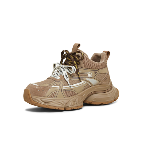 天美意2025冬新款商场同款休闲百搭厚底系带女老爹鞋BM081DD5