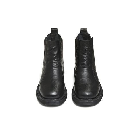 天美意2025冬新款商场同款英伦复古百搭短靴女切尔西靴BM071DD5