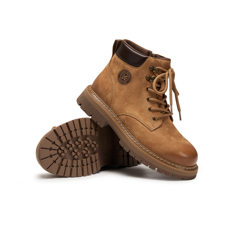 天美意2025冬新款商场同款厚底休闲百搭短靴男马丁靴3XL01DD5