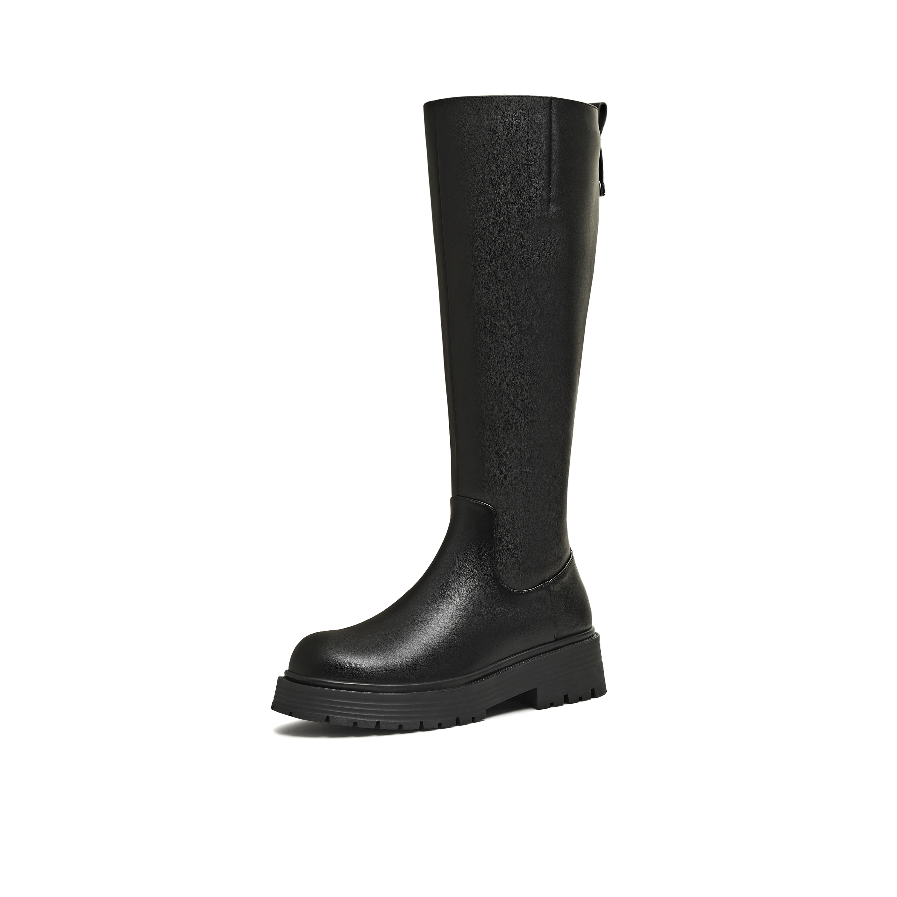 天美意2025冬新款商场同款百搭显瘦舒适长靴女骑士靴CQ981DG5