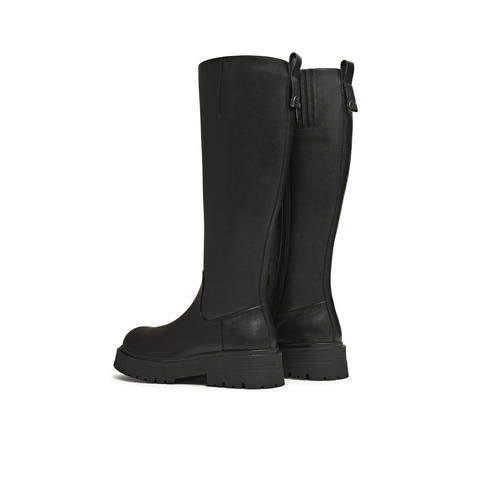 天美意2025冬新款商场同款百搭显瘦舒适长靴女骑士靴CQ981DG5