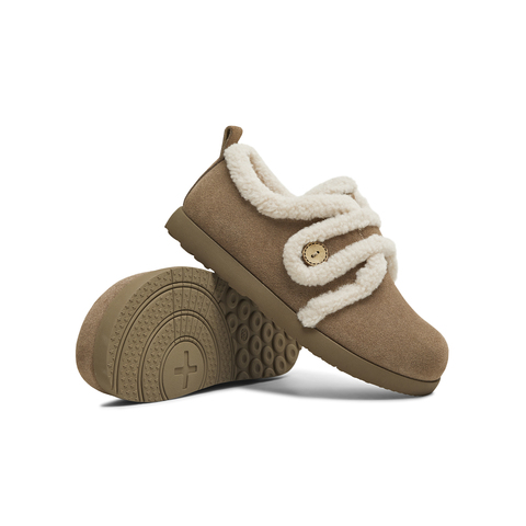 天美意2025冬新款商场同款毛绒保暖休闲百搭女勃肯鞋BM131DM5