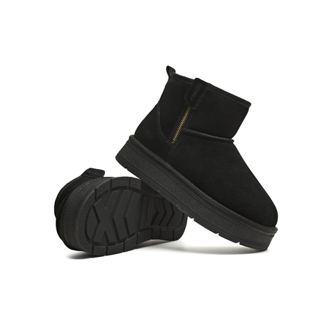 天美意2025冬新款商场同款棉鞋保暖厚底短靴女雪地靴BM272DD5