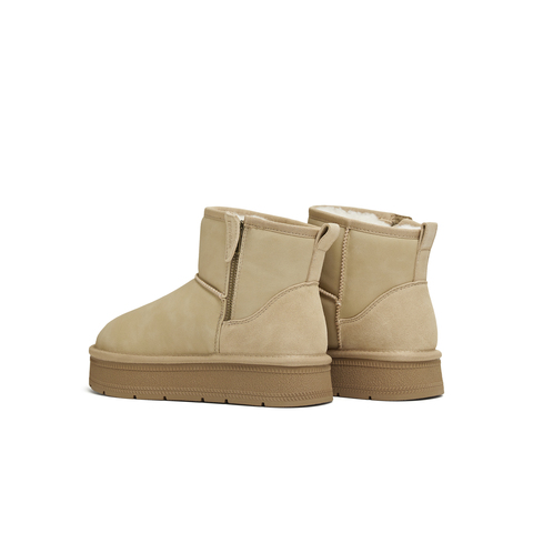 天美意2025冬新款商场同款厚底保暖棉鞋短靴女雪地靴BM271DD5