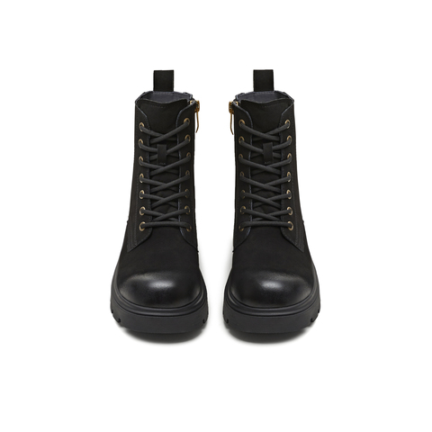 天美意2025冬新款商场同款系带户外百搭增高女马丁靴BL941DD5