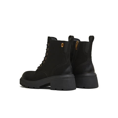 天美意2025冬新款商场同款系带户外百搭增高女马丁靴BL941DD5