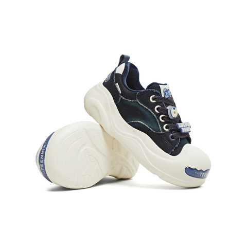 天美意2025秋新款商场同款系带厚底水果鞋花女大头鞋CIK23CM5