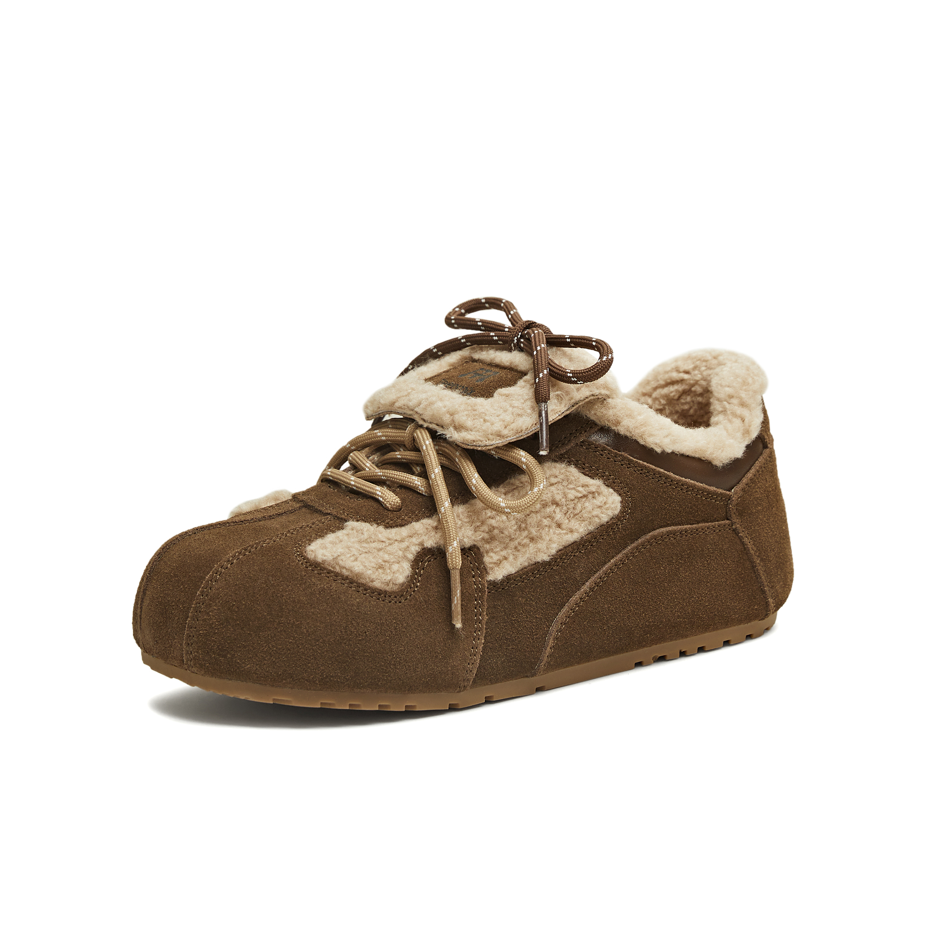 天美意2025冬新款厚底复古休闲保暖百搭女休闲鞋BL951DM5