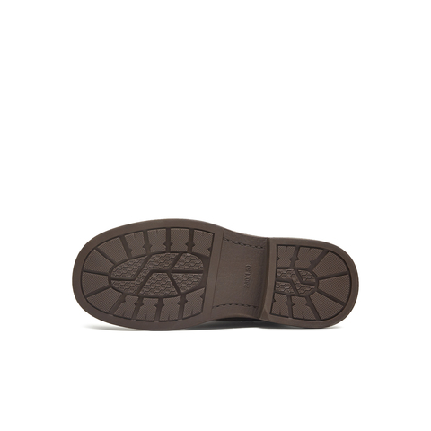 天美意2025冬新款商场同款厚底翻领英伦短靴女马丁靴BL741DZ5