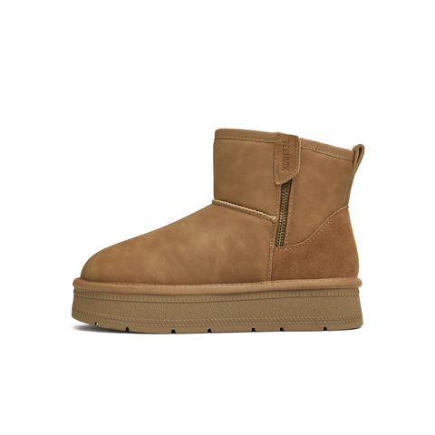 天美意2025冬新款商场同款厚底保暖棉鞋短靴女雪地靴BM271DD5