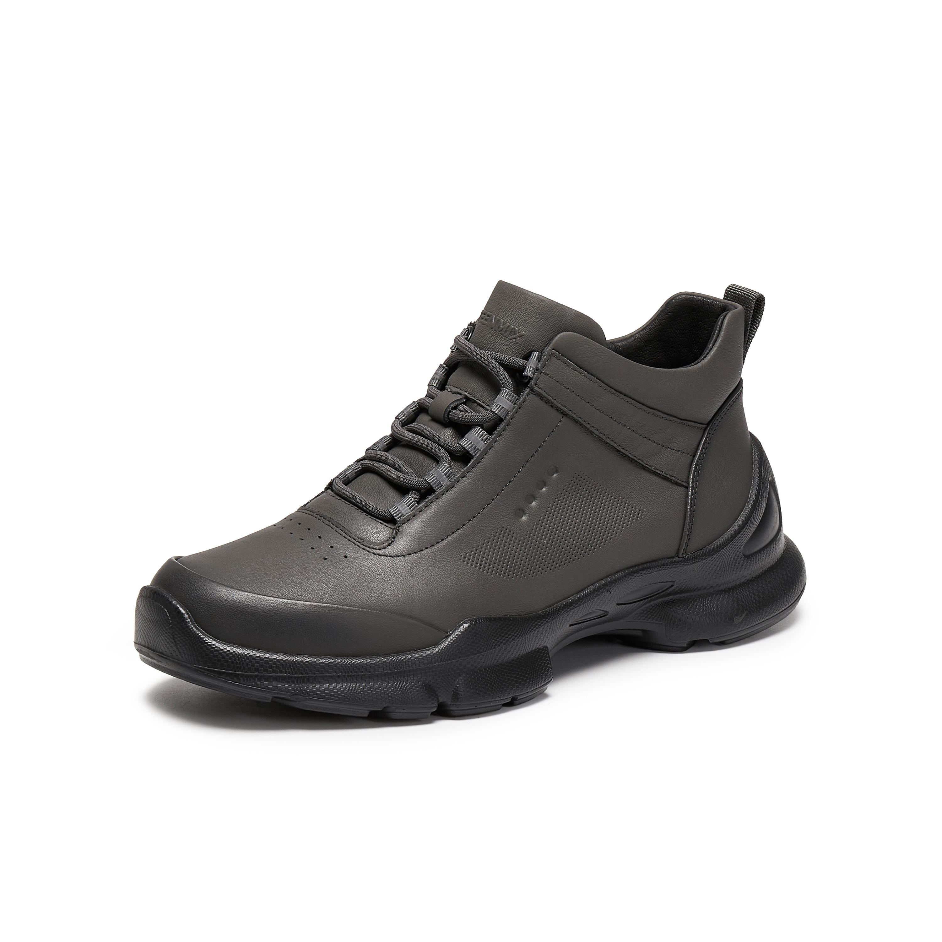 天美意2025冬新款商场同款通勤系带休闲运动鞋男高帮鞋3XM01DD5