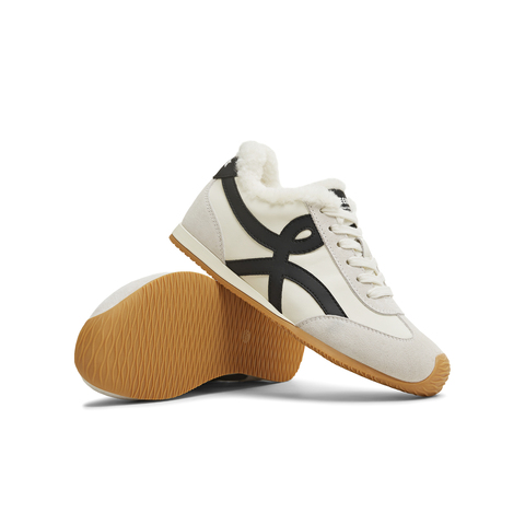 天美意2025冬新款休闲复古百搭内增高德训鞋女阿甘鞋KG096DM5