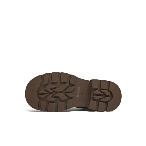 天美意2025冬新款商场同款简约时装靴休闲通勤女皮靴BK062DZ5