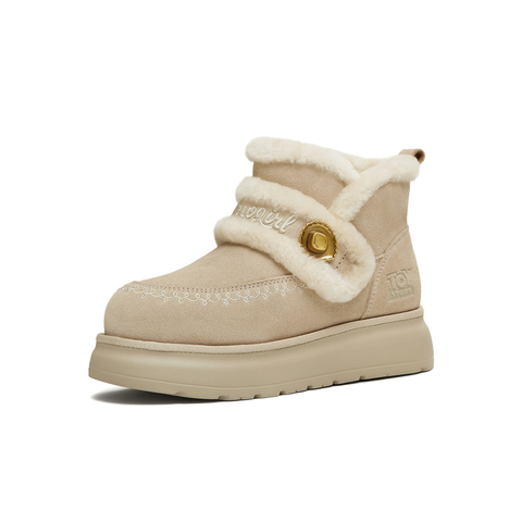 天美意2025冬新款商场同款玩具总动员联名短靴女雪地靴CE741DD5