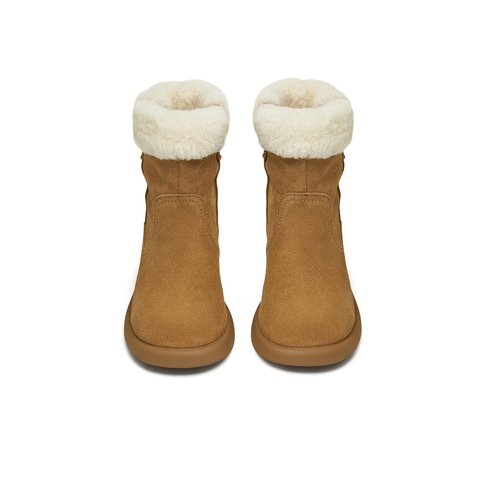 天美意2025冬新款商场同款厚底保暖棉鞋短靴女雪地靴BK213DZ5