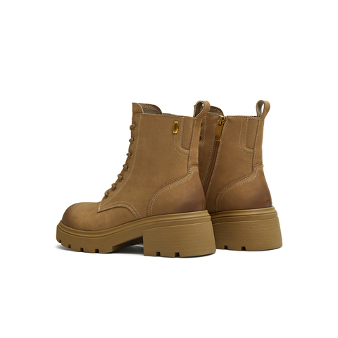 天美意2025冬新款商场同款系带户外百搭增高女马丁靴BL941DD5