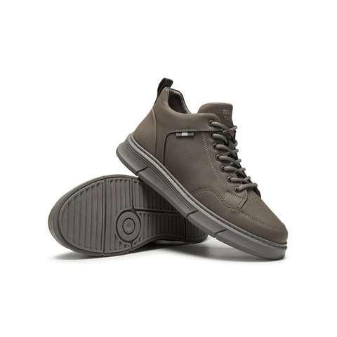 天美意2025冬新款商场同款厚底舒适潮流保暖男工装鞋3XV01DD5