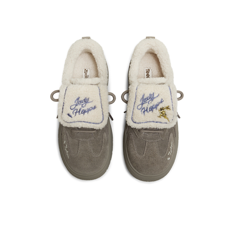 天美意2025冬新款商场同款毛绒保暖阿甘德训鞋女休闲鞋BM371DM5