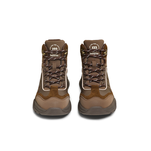 天美意2025冬新款商场同款系带潮流户外百搭保暖女短靴CE241DD5