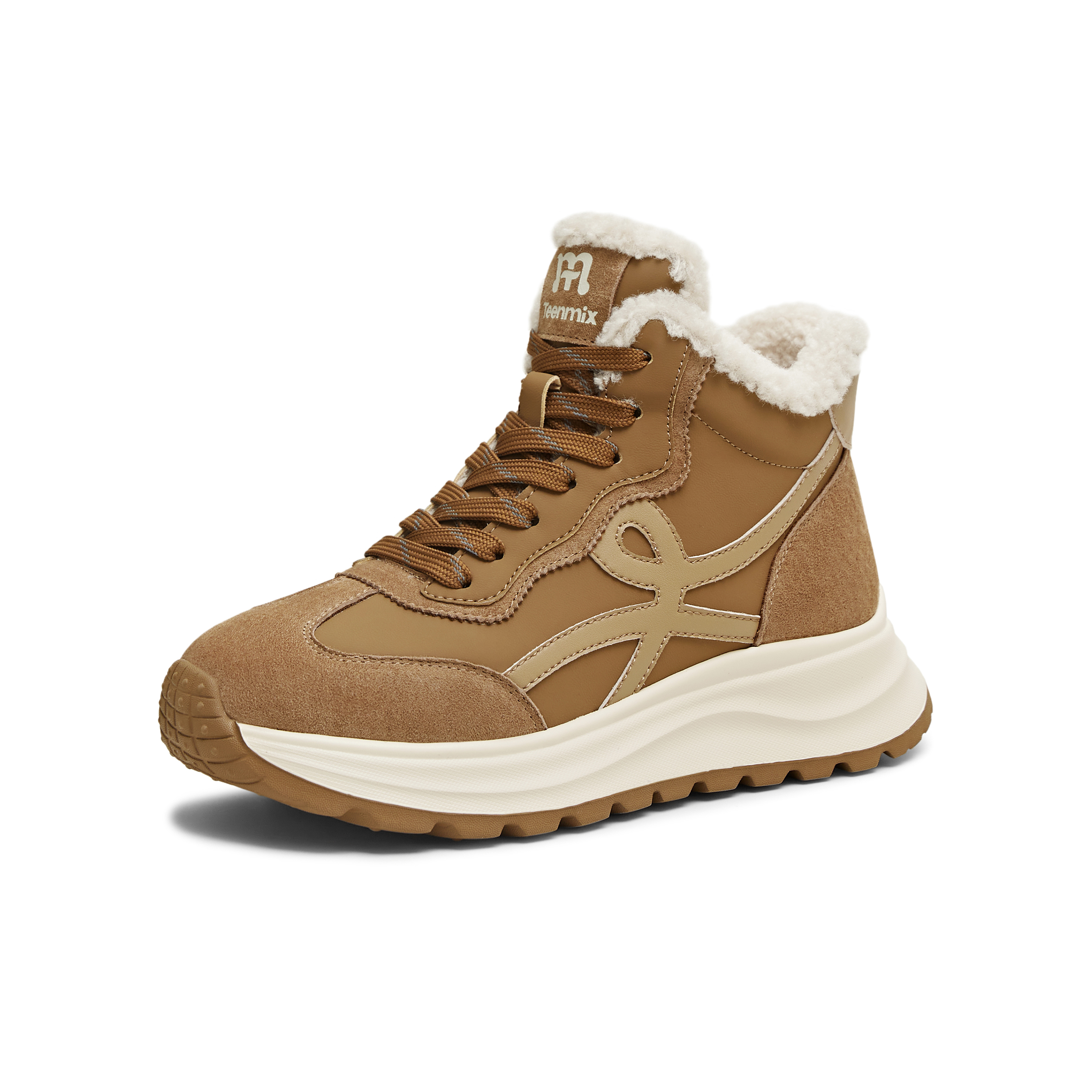 天美意2025冬新款商场同款休闲百搭保暖女阿甘德训鞋BL981DD5